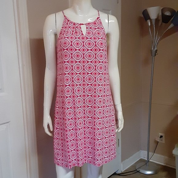 Market & Spruce Dresses & Skirts - Market & Spruce Pink & White Dress